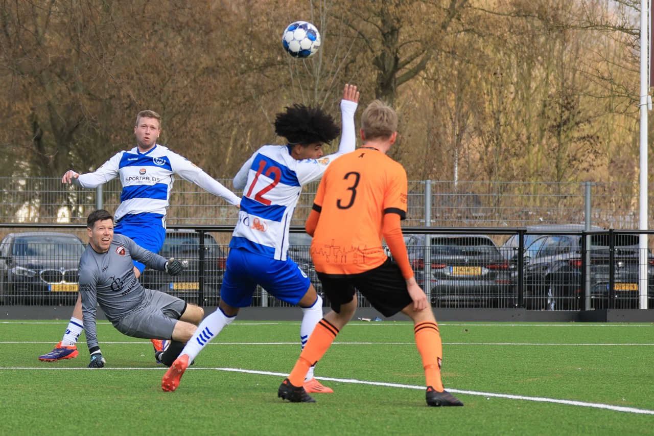 Rowdy Moorman gaf voor, maar Rowdy Perez kon er niet bij.