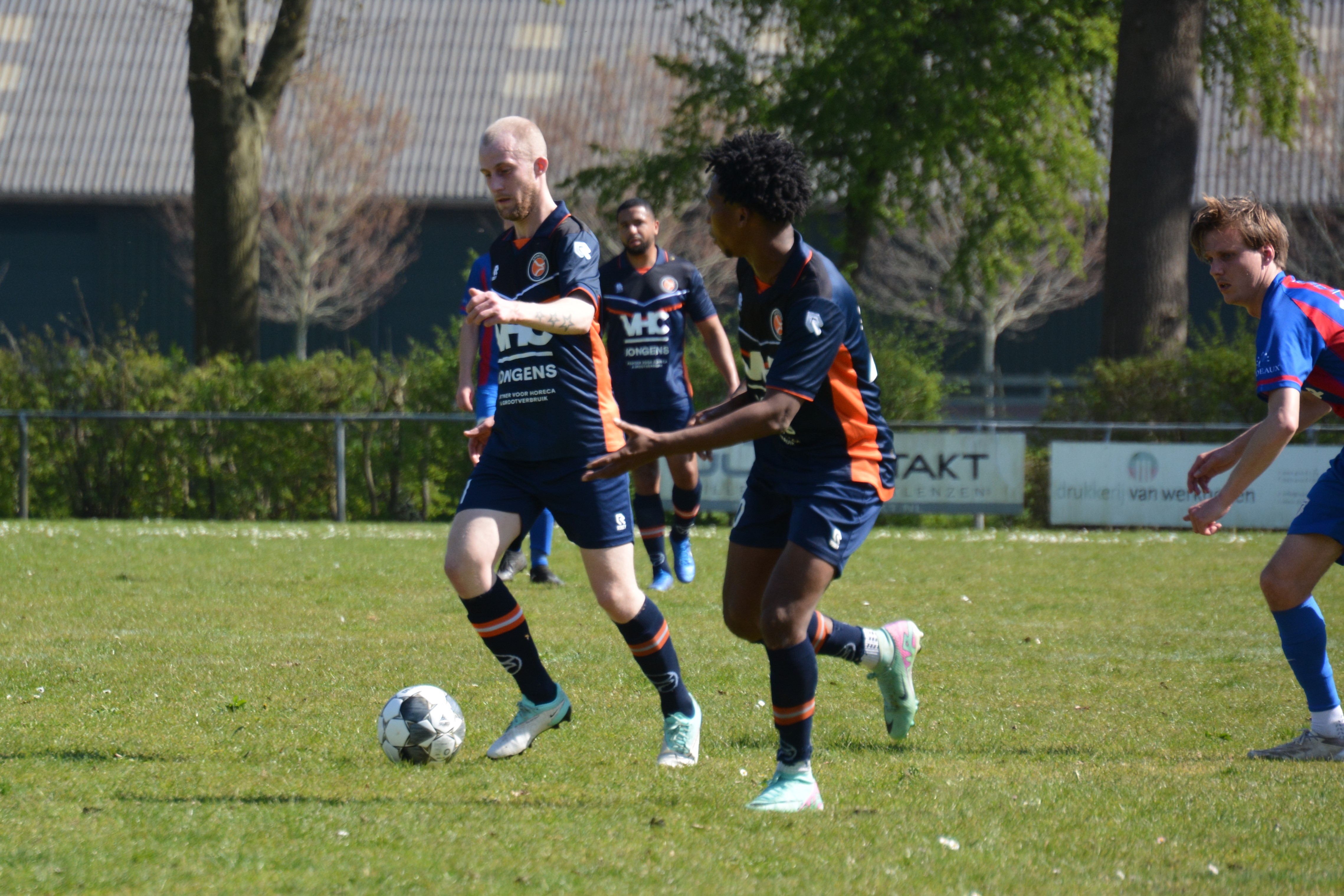 Ricardo de Jong was heer en meester op het middenveld.