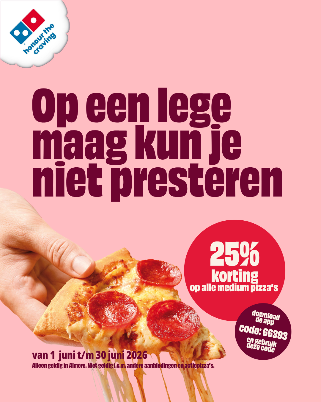 Domino's deal juni 2026.