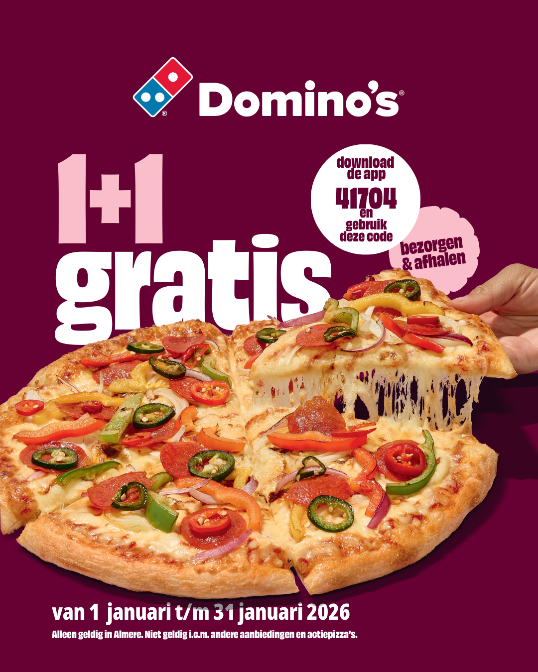 Domino's deal van januari.