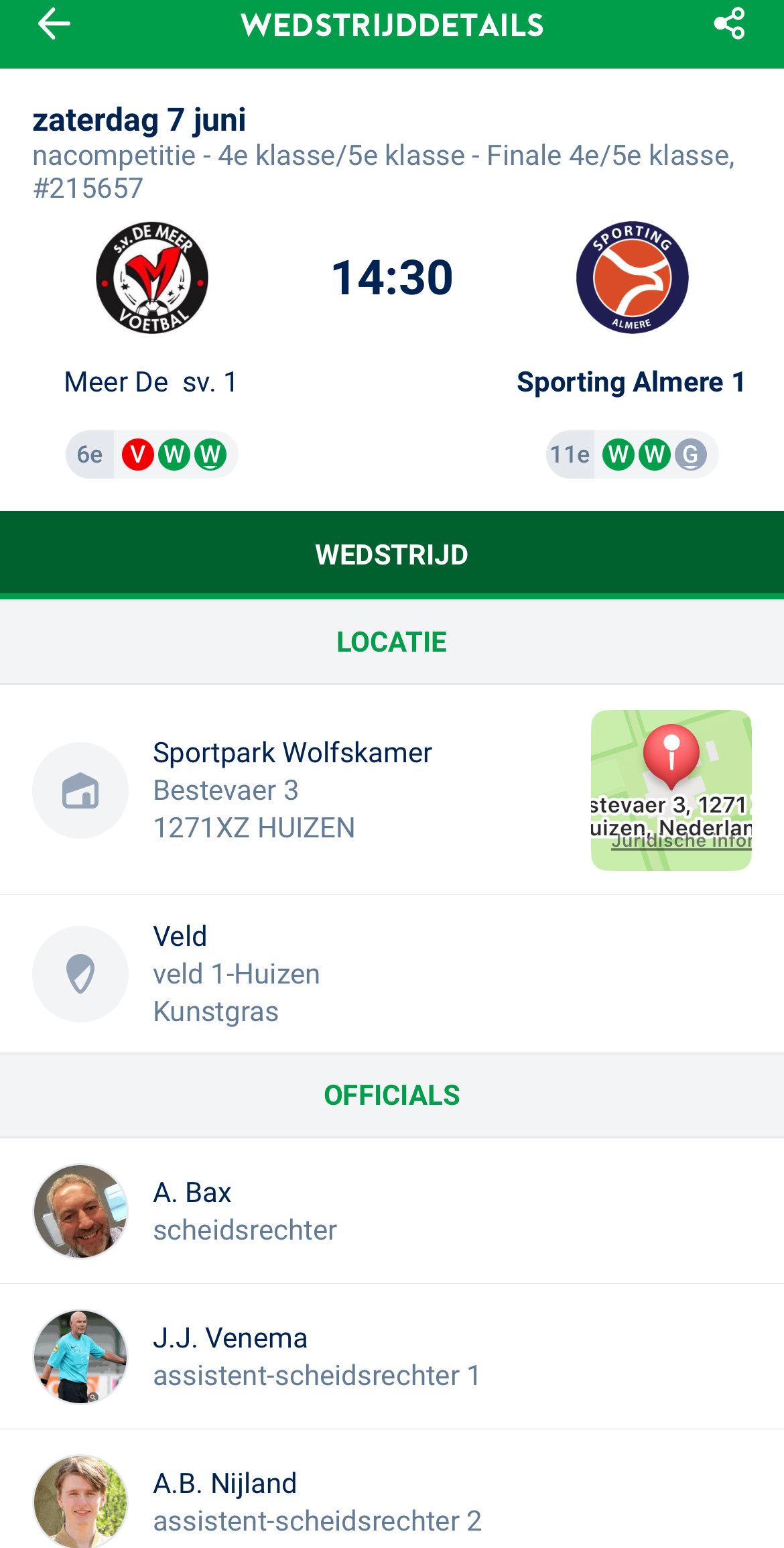 Wedstrijdaffiche.