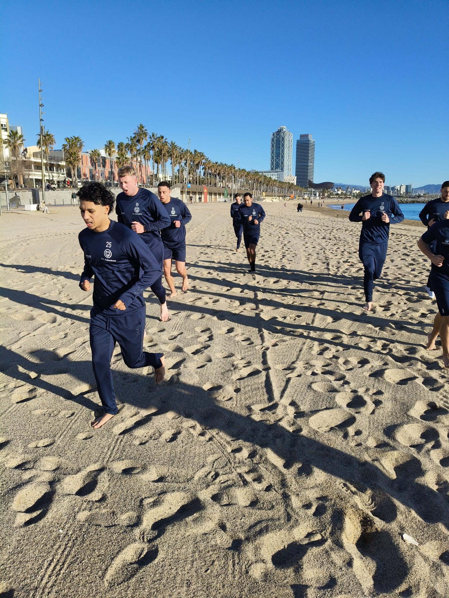 Buitenboys aan de bak in Spanje.